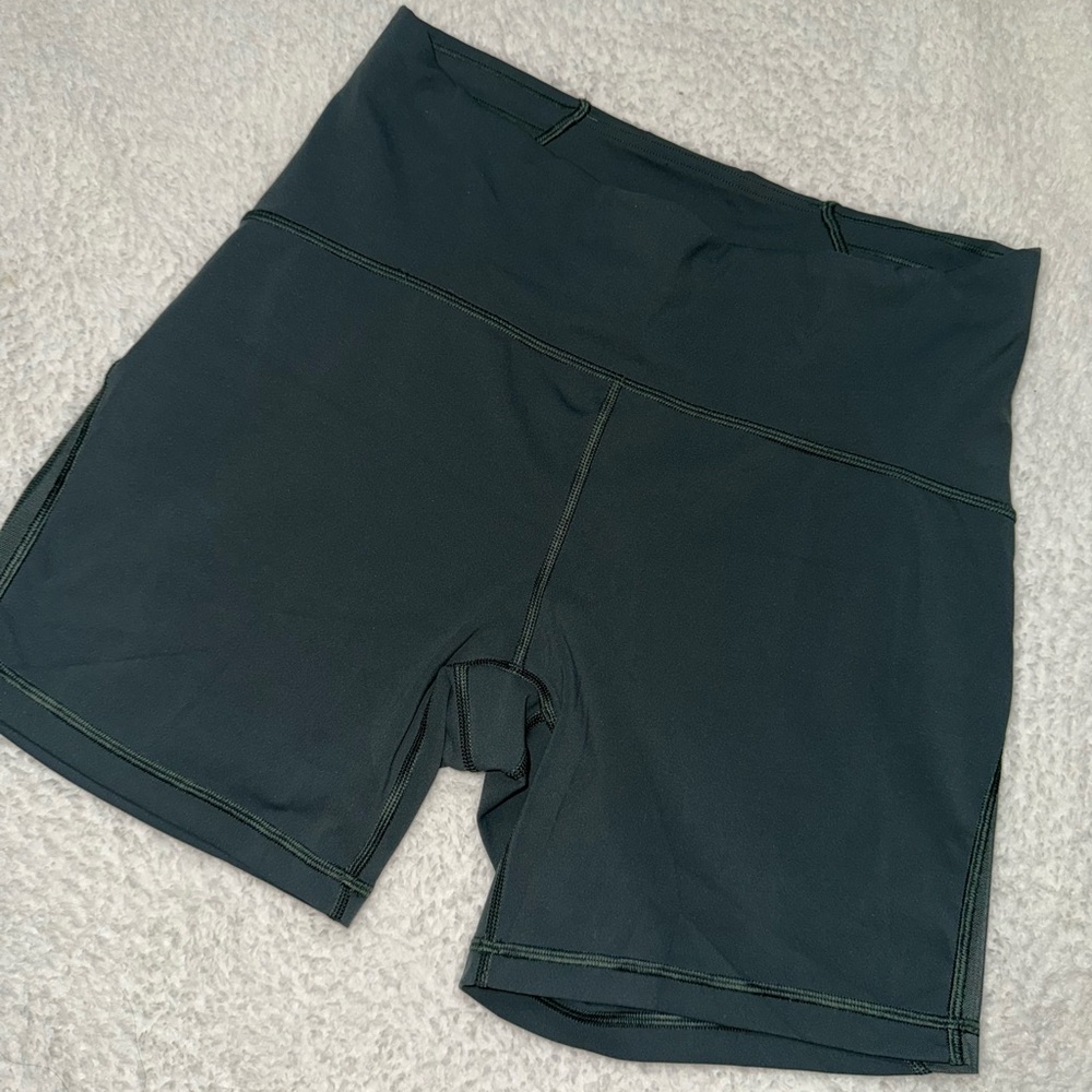 lululemon athletica Forest Green Bike Shorts